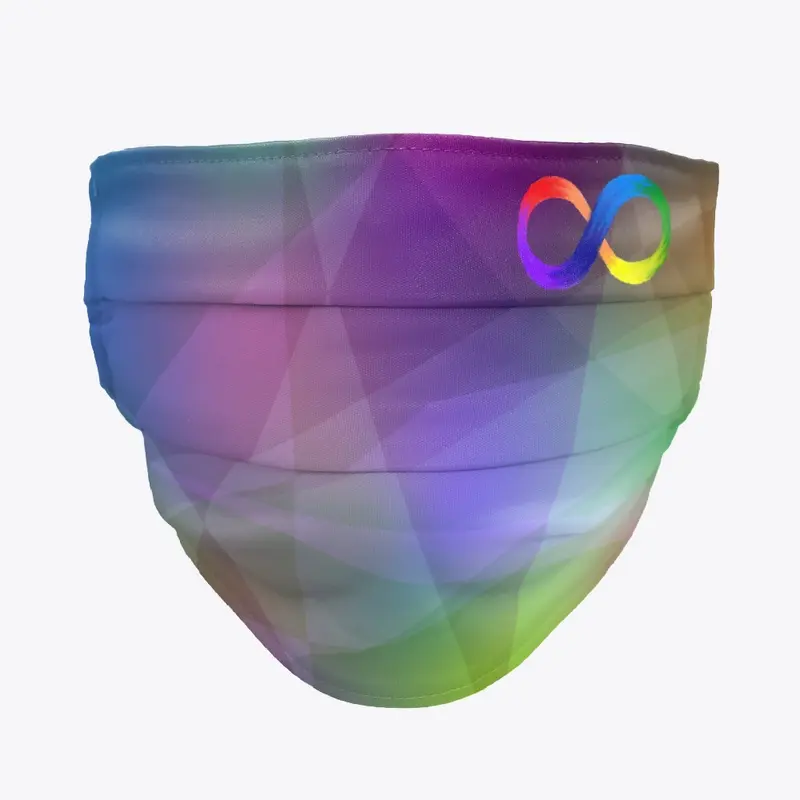 Neurodivergent Pride Crystal Mask